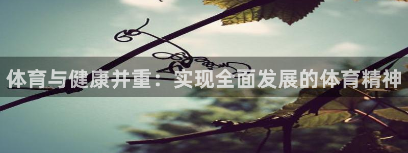 MK体育官网登录：体育与健康并重：实